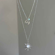 Shiny silver set