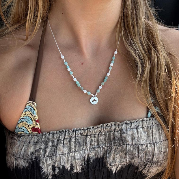 Silver Aura Necklace