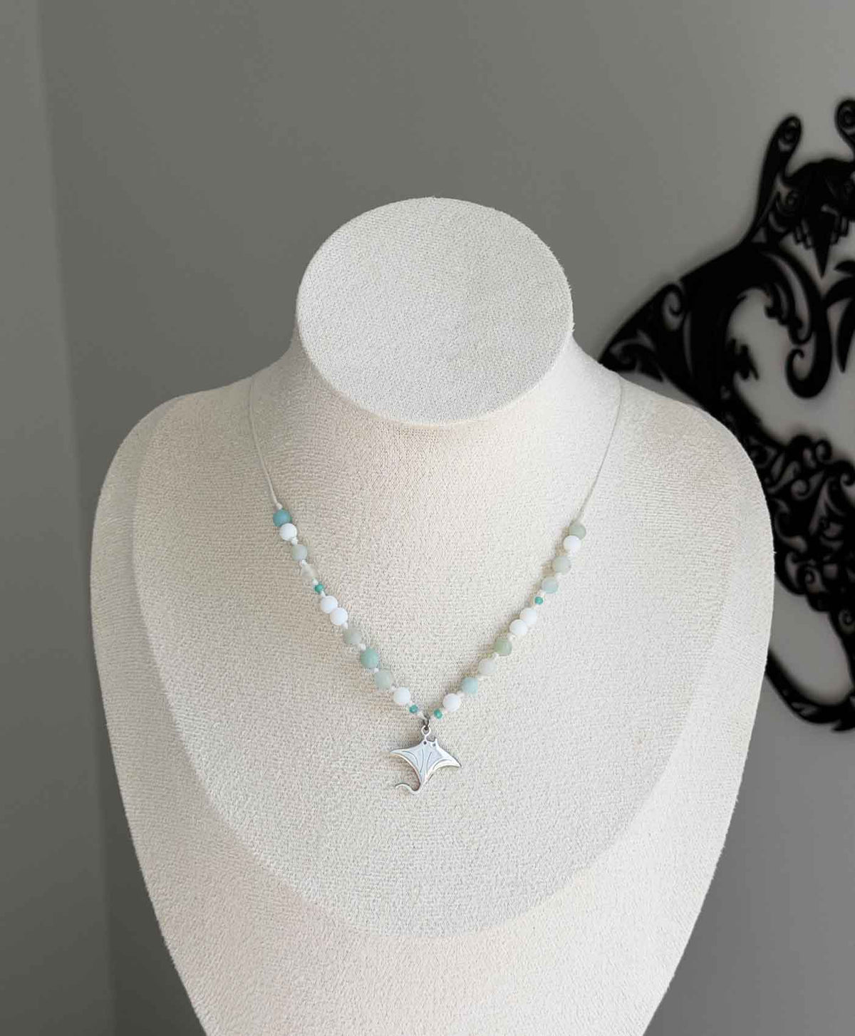 Manta Ray Necklace – Silver/Gold