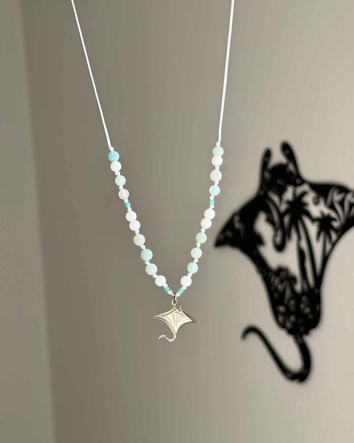 Manta Ray Necklace – Silver/Gold
