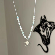 Manta Ray Necklace – Silver/Gold