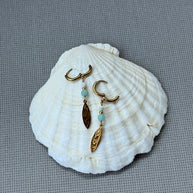 Gold/Silver Surfboard Earrings