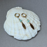 Gold/Silver Surfboard Earrings