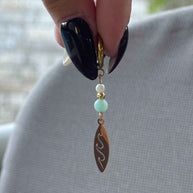 Gold/Silver Surfboard Earrings