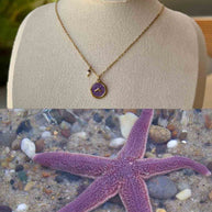 Purple Aqua Necklace