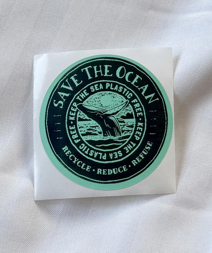 מדבקה Save the Ocean