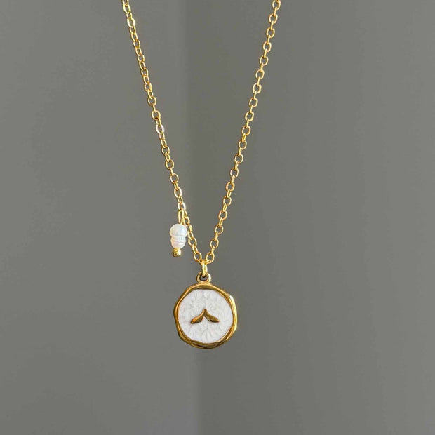 White Aqua necklace